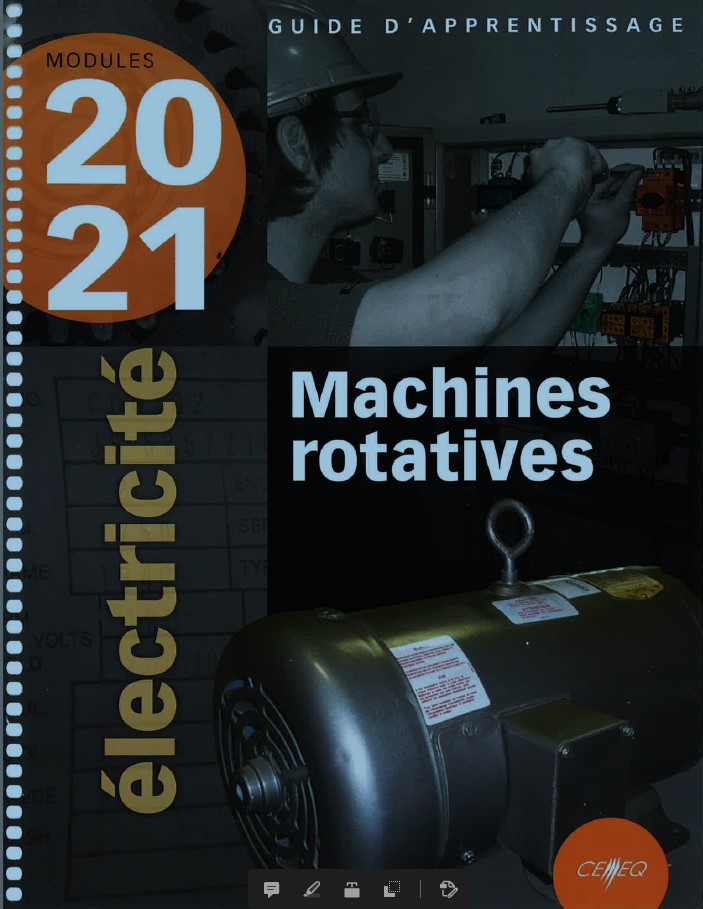 Compétence 21- Machine rotatives à courant alternatif triphasé (CM)